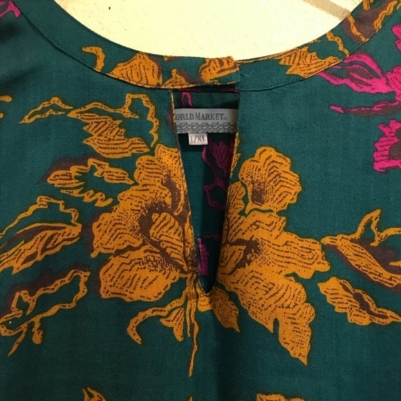 World Market | Floral Tunic Top - Picture 5 of 8
